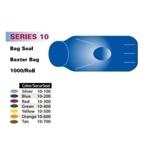 SecurSeal  10 mm Baxter Bag  1000 roll  Blue