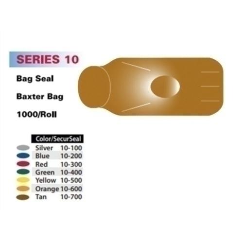 SecurSeal  10 mm Baxter Bag  1000 roll  Tan
