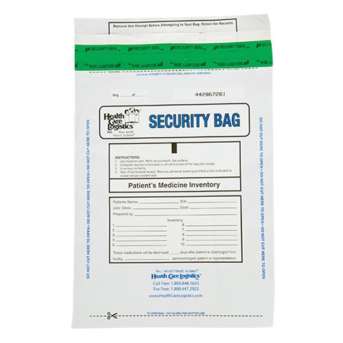 Patients Medicine Inventory Bags  9x12  White  250 EA