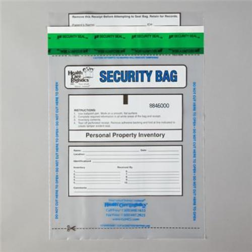 Alert Personal Property Bags  Clear  9 x 12  250 CS