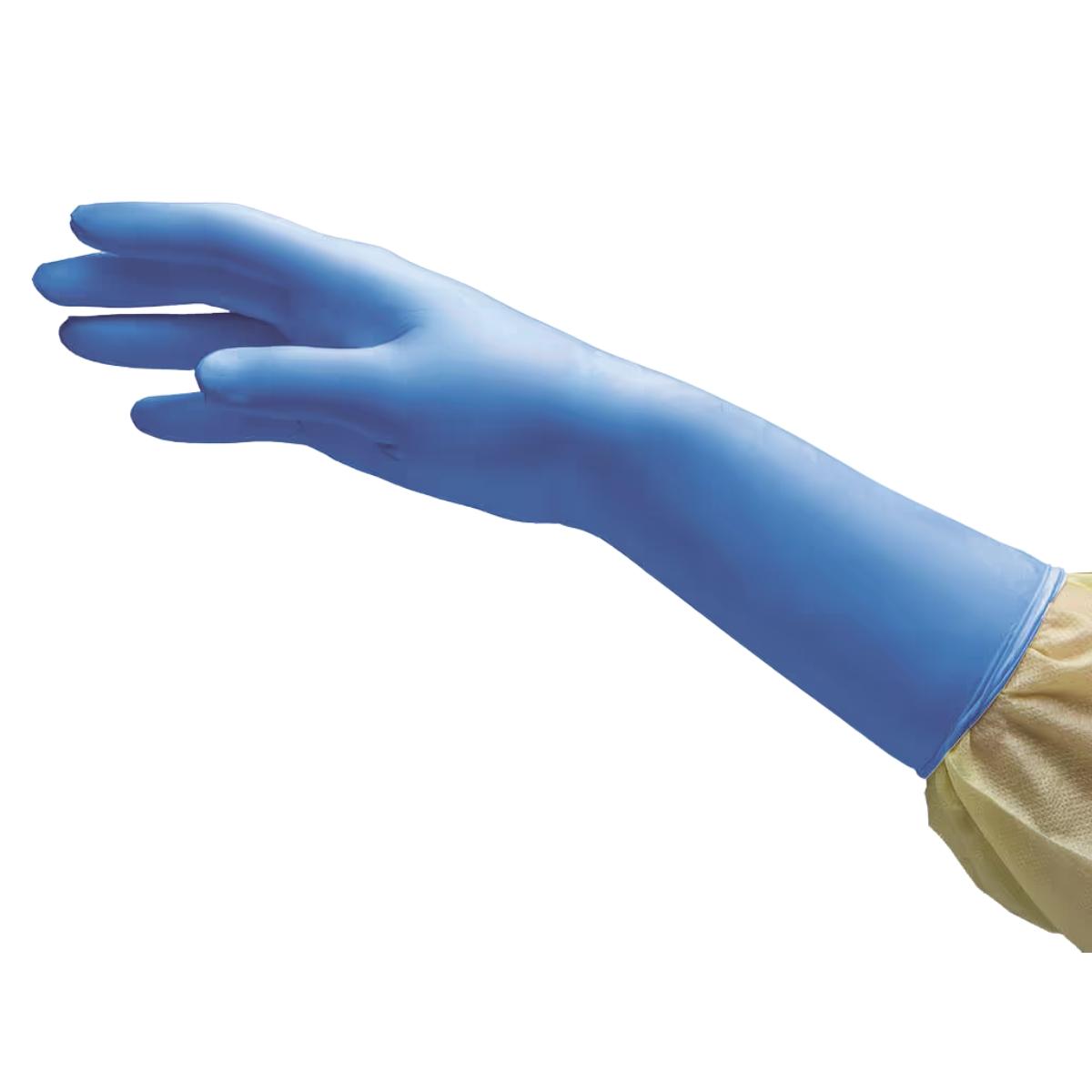 Sterile Nitrile Exam Gloves Chemo ExtCuff LG 50PR/BX 4BX/CS 114300