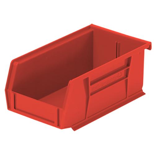 Super Tough Bin  4x3x7  Red  1 EA