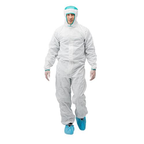 Coverall  Microporous  EW EA  Zipper Closure  White  2XL