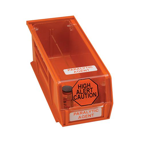 High Alert Paralytic Bin 4-1 8  x 4  x 10-7 8   1 EA