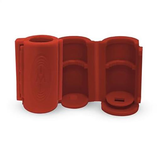 Tamper Evident Additive Port Cap for IV Bags  Baxter  Red  N