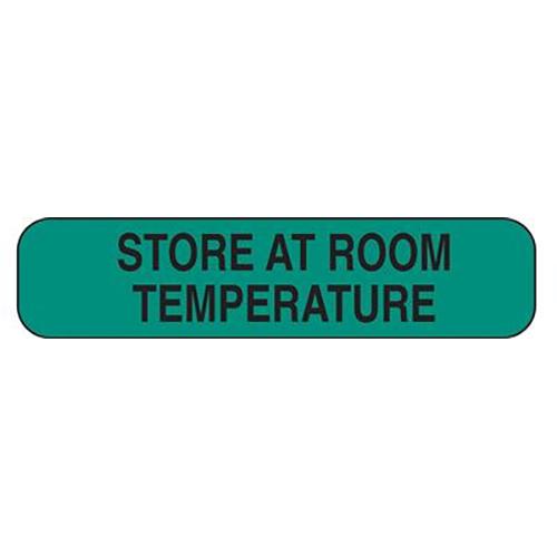 Store At Room Temperature Labels  1  5 8 W x   3 8 H  1000 E
