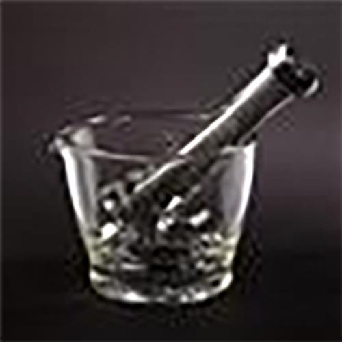 Flint Glass Mortar and Pestle Set  8 oz.