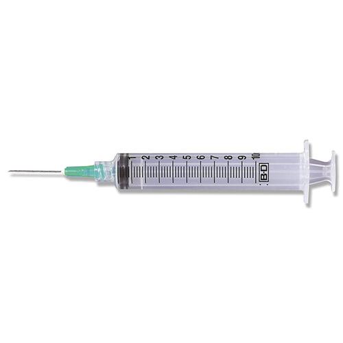 10 mL BD Luer-Lok  Syringe with attached needle 21 G x 1 in.