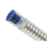 Clear Sleeve w/ Blue Insert Tamper Evident Caps For IV Syrin 57 50B 2