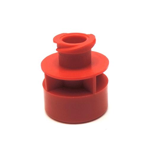 Female Luer Lock Cap  Red  Sterile  100 EA