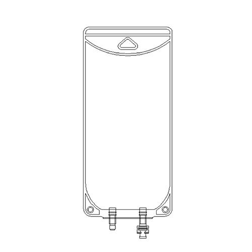 1000ml EVA 2-Port Bag Non-DEHP  Latex Free 50 case
