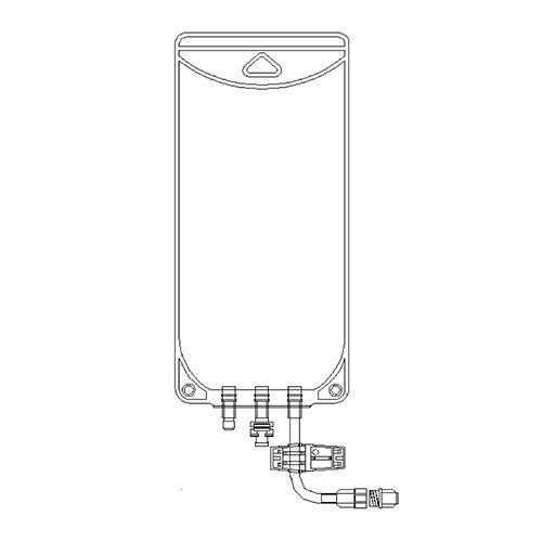EVA Legless Bag - Male Screw Connector  500mL 50 case