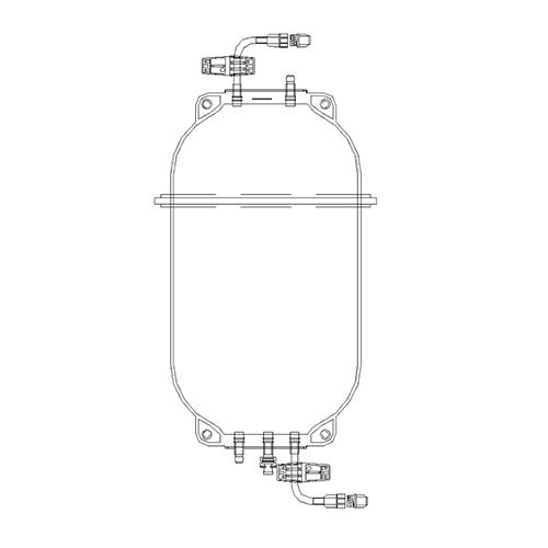 Secure EVA Dual Chamber TPN Container  3000 mL
