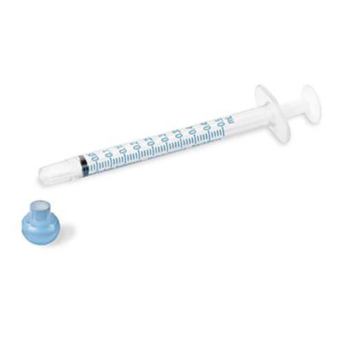 Baxter Clear Oral Syringe 0.5 mL Pharmacy Pack Non Luer Tip