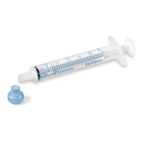 KwikDose™ Oral Dispensers w/ Tip Caps, Clear, Pharmacy Pack, 500/cs - 3 mL 7503