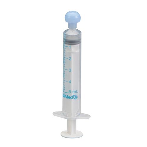 Exacta Med Oral Dispenser with Tip Cap 5mL Clear 50 pk