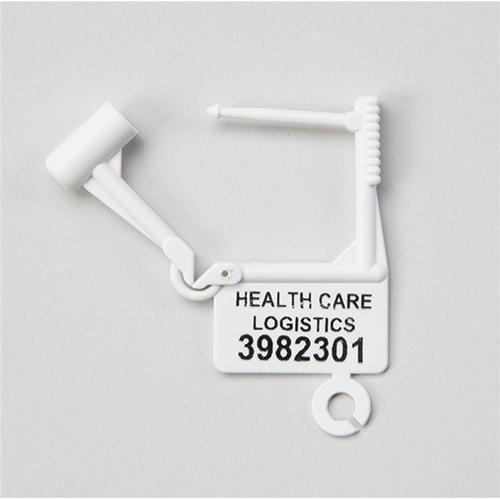 Padlock Seals  Consecutively Numbered  White  100 EA
