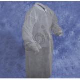epic® Basic Protection Nonsterile Cleanroom Frock w/ No Pockets, Snap Front, Knit Wrists & Coller, White, 10/bg - 5 bgs/cs - Small 843885NP S