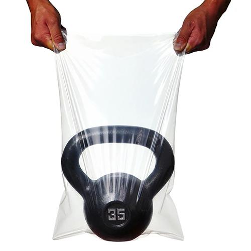 8  x 4  x 18  0.85 mil TUF-R  Heavy Linear LDPE Gusset Bag 