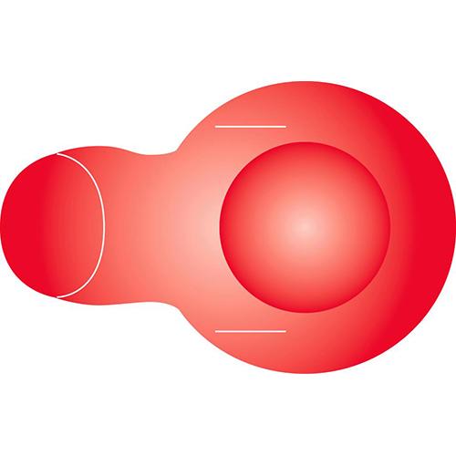SecureSeal IV Seals  Series 9 Bag Seal for Baxter Bag  Red 