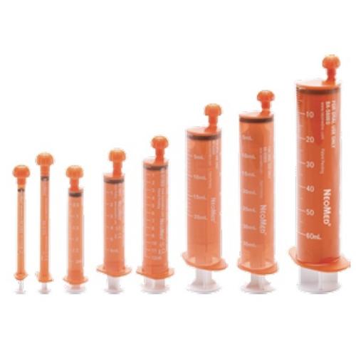Bulk Packaged Amber Oral Dispenser  Tip Cap Included  - 60ml