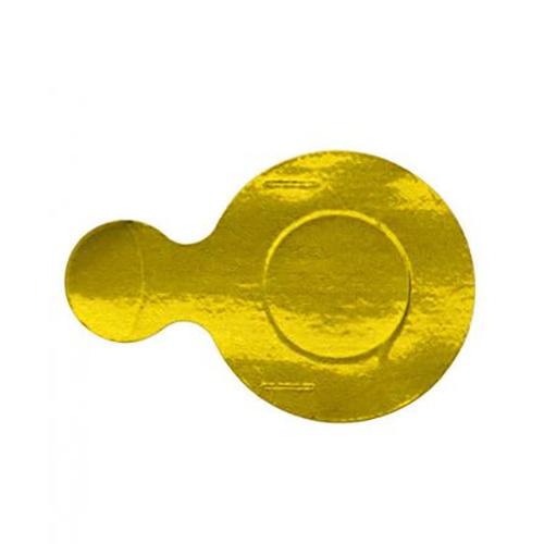 IVA Seal For 28mm Top Bottles   Piggyback Containers - Yello