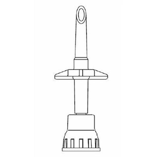 Non-Vented Dispensing Pin with SAFSITE  Valve with Luer Lock