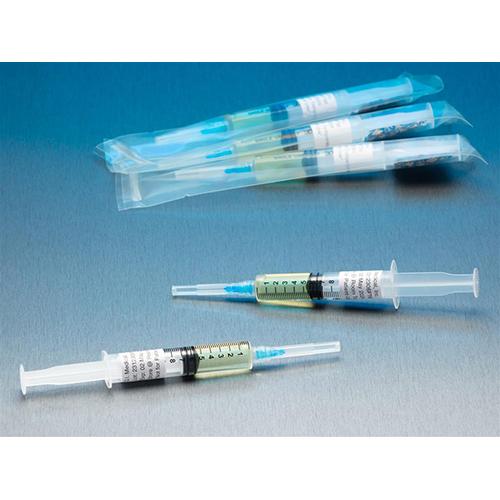 5cc FTM Growth media prefilled in a 12cc luer lock syringe.