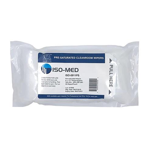 Pre-Sat Wipes  70  IPA   30  DI Water   100  Melt-blown Poly