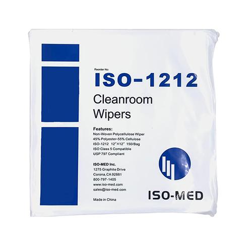 Cleanroom Wipe 12  x 12  Non-Woven Polycellulose Wiper  50 