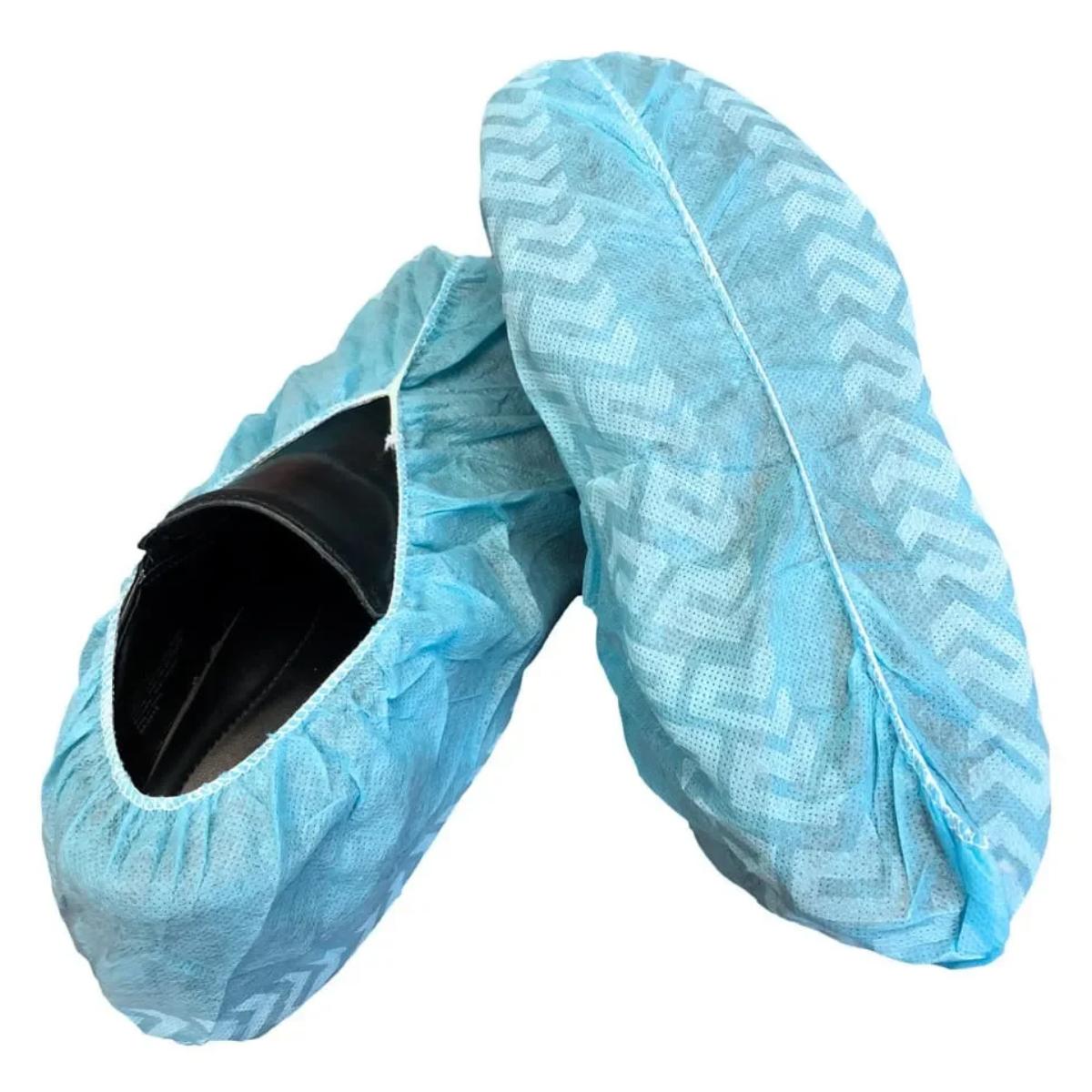 ISO-MED Polypropylene Shoe Cover w/ Skid Resistant Bottom, Blue, 300/cs - X-Large ISO SC300XL