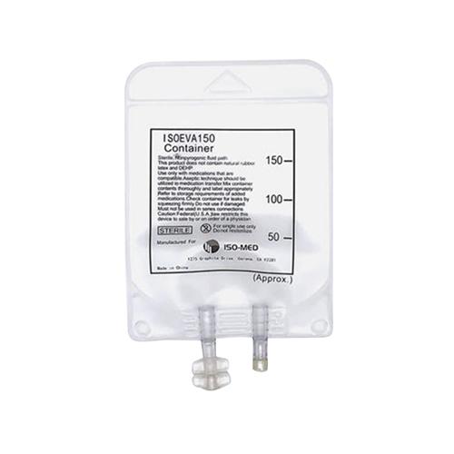 ISO-MED Sterile EVA 2-Port Bags - 150ml 50 CS