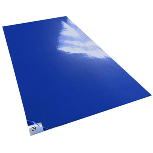 Blue Tacky Mat for Cleanroom and Industrial  26 x45   4  30