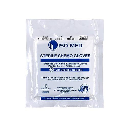 Sterile Chemo 12  Extended Cuff  Powder-Free Nitrile Synthet