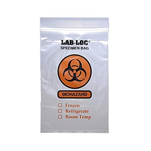 6  x 9  2 mil Reclosable 3-Wall Specimen Transfer Bag  Bioha