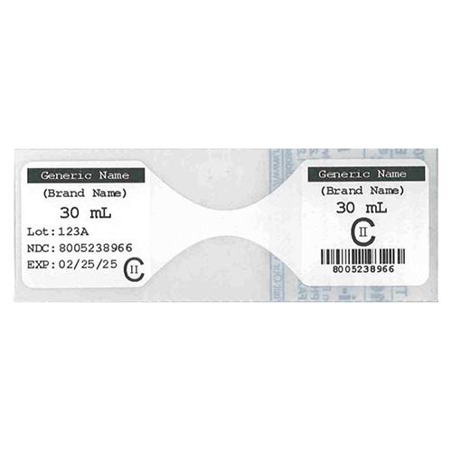 LiquiDose Butterfly Labels - Thermal 1 roll