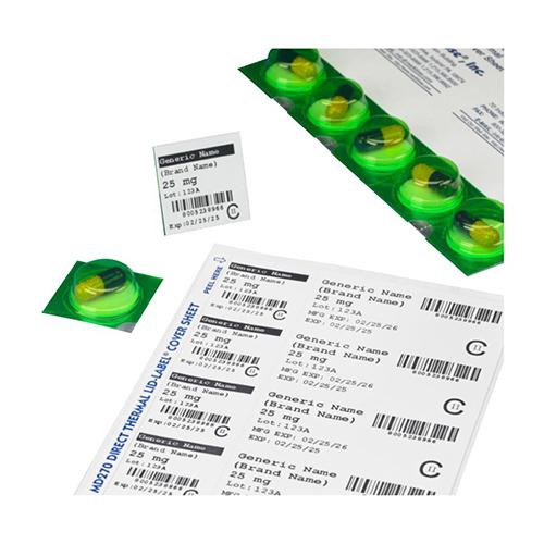 5 Dose Thermal Lid-Label Covers 1 000 Pack
