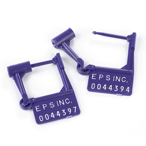 Tamper-Evident Fast Seal Padlocks - Purple 100 bag