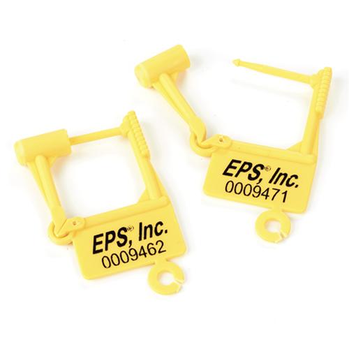 Tamper-Evident Fast Seal Padlocks - Yellow 100 bag