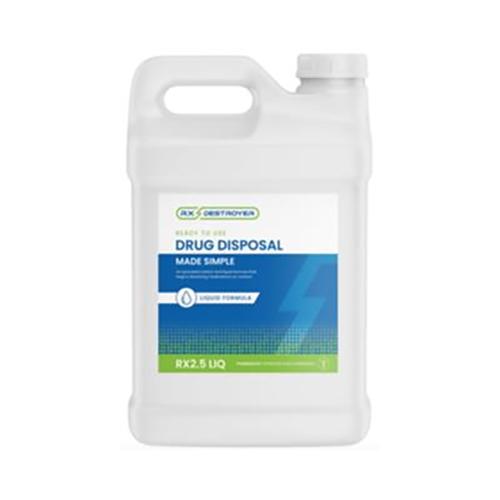 Rx Destroyer  Liquid   2.5 Gallon Bottles w  Hardener Packet