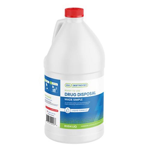 Rx Destroyer  Liquid   64 oz Bottles w  Hardener Packets  4 