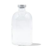 Sterile Empty Vials w/ Silver Caps, Clear Glass, 20 mm, 25/bx - 100 mL SEV100