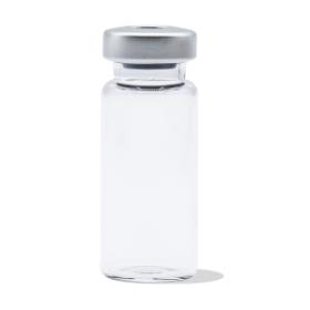 Sterile Empty Vials w/ Silver Caps, Clear Glass, 20 mm, 25/bx - 10 mL SEV1020S
