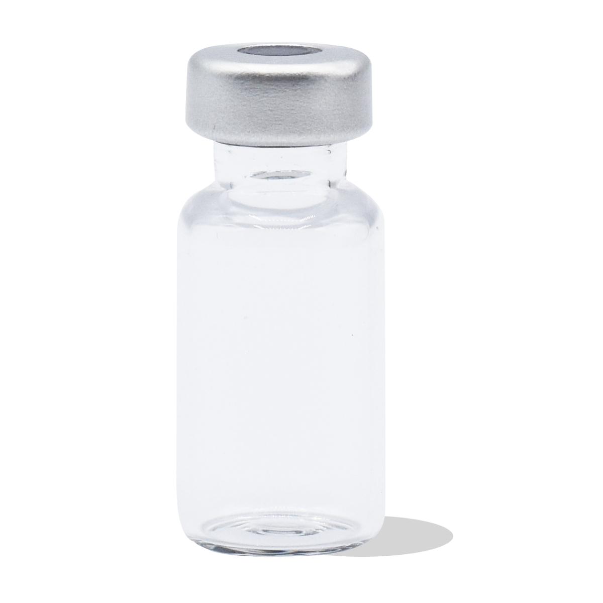 Sterile Empty Vials w/ Silver Caps, Clear Glass, 13 mm, 25/bx - 2 mL SEV213 25