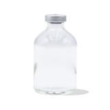 Sterile Empty Vials w/ Silver Caps, Clear Glass, 20 mm, 25/bx - 50 mL SEV50