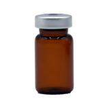 Sterile Empty Vials w/ Silver Caps, Amber Glass, 20 mm, 25/bx - 5 mL SEV520S AMB