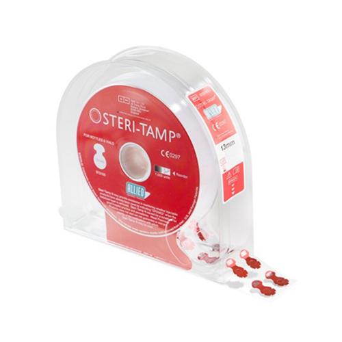 Steri-Tamp 13mm Vial Seals Red 1 000 seals roll