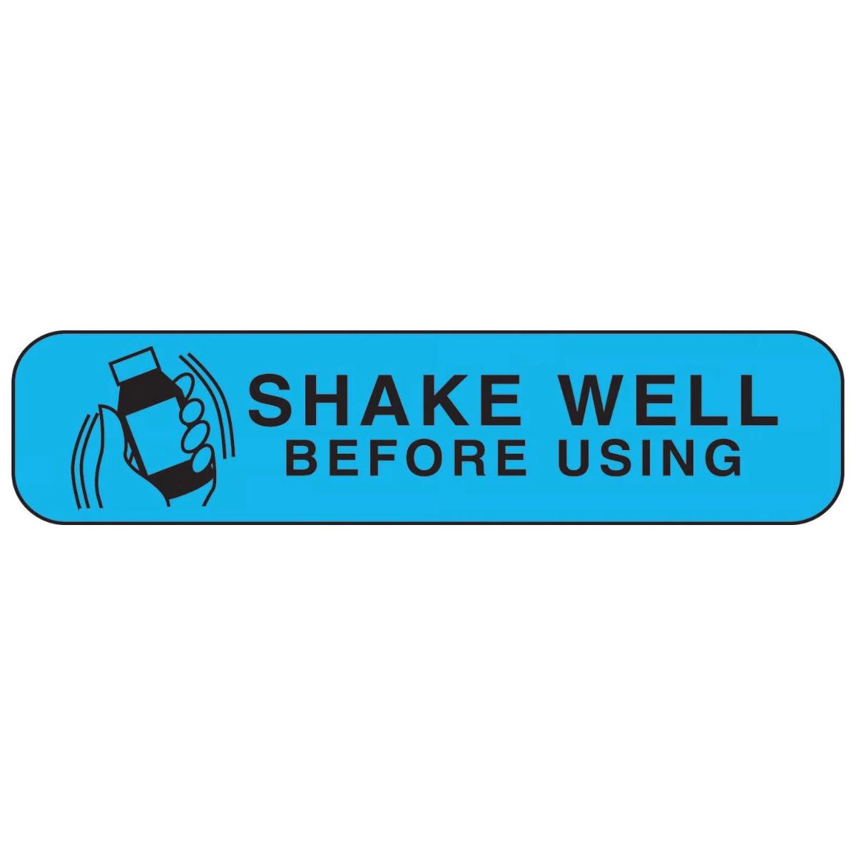 Auxiliary Label - Shake Well, 1000/rl - 1 rl/cs TL AX14