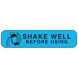 Auxiliary Label - Shake Well, 1000/rl - 1 rl/cs TL AX14