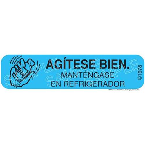 Auxiliary Label - Agitese Bien Mantengase En Refrigerador  1